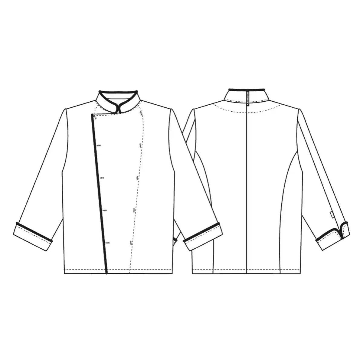 Chef Coat Long Sleeve Unisex 2341