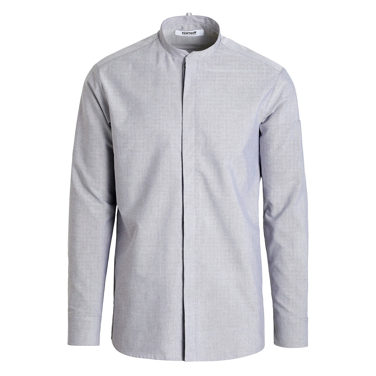 Kentaur 25478 men's Oxford shirt in oxford grey, front