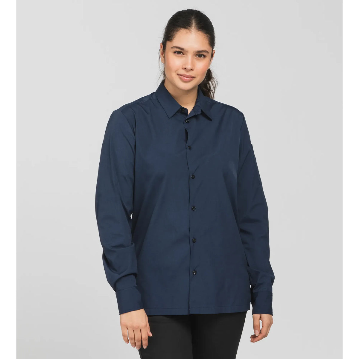 1013 navy unisex stretch shirt by Segers
