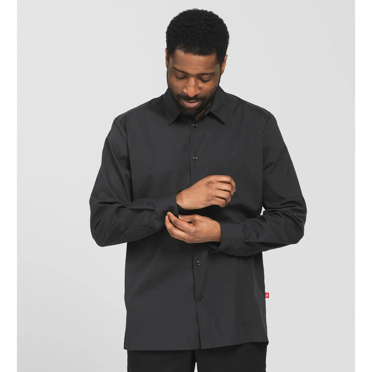 1013 dark grey unisex stretch shirt by Segers