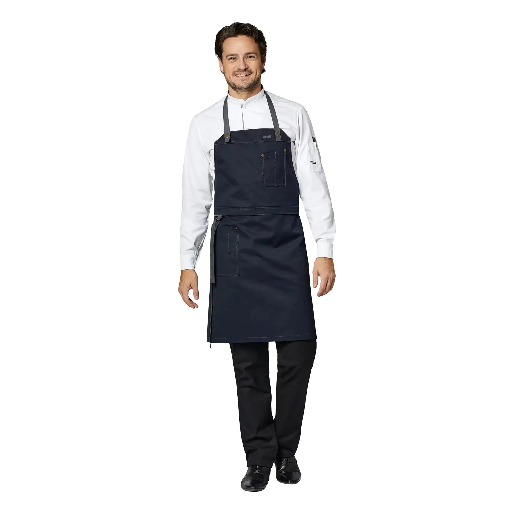 Bib Apron With Pockets 30360