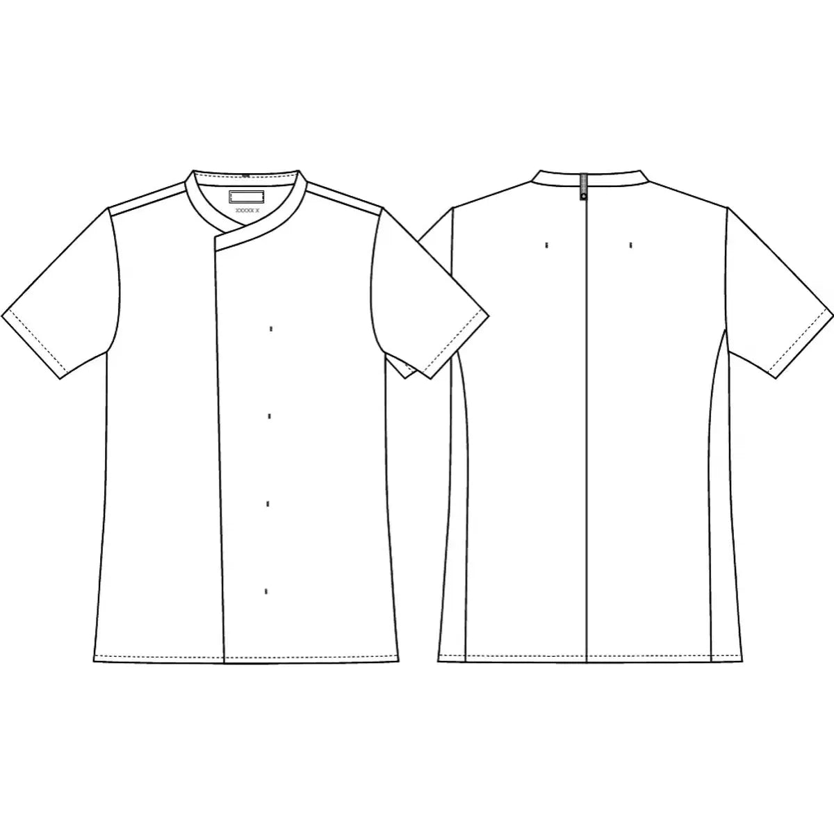 Chef Coat Short Sleeve Unisex 23692