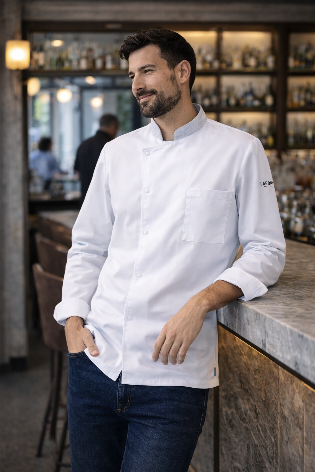 CABBAGE Unisex Chef Jacket | Breathable Comfort & Modern Style