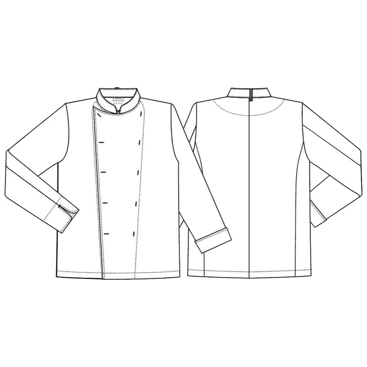 Chef Coat Long Sleeve Men's 2333