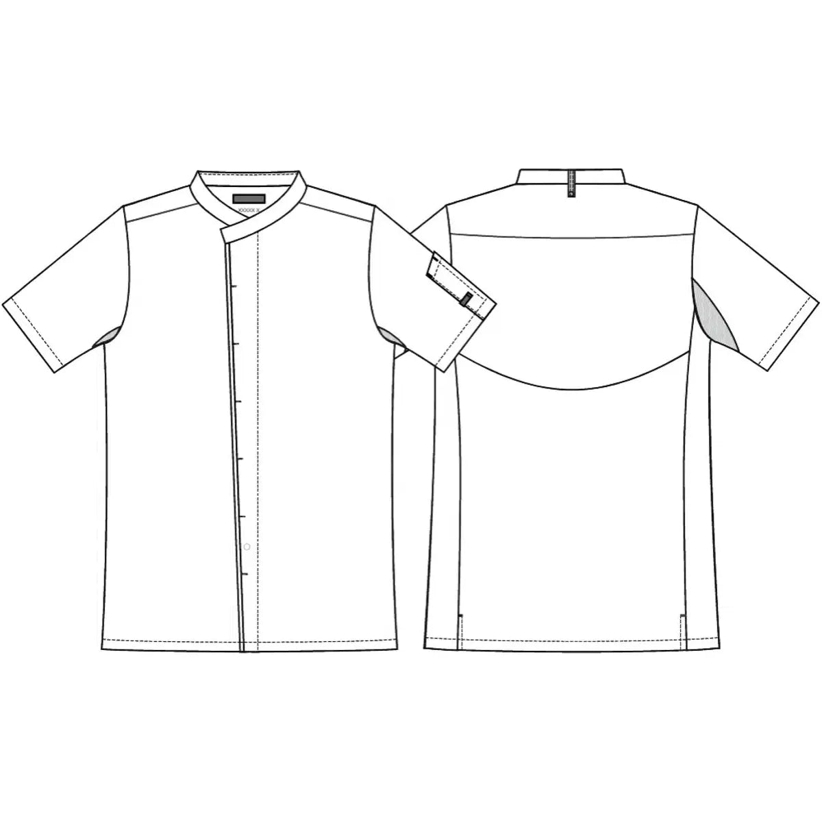 Chef Coat Short Sleeve Unisex 23523