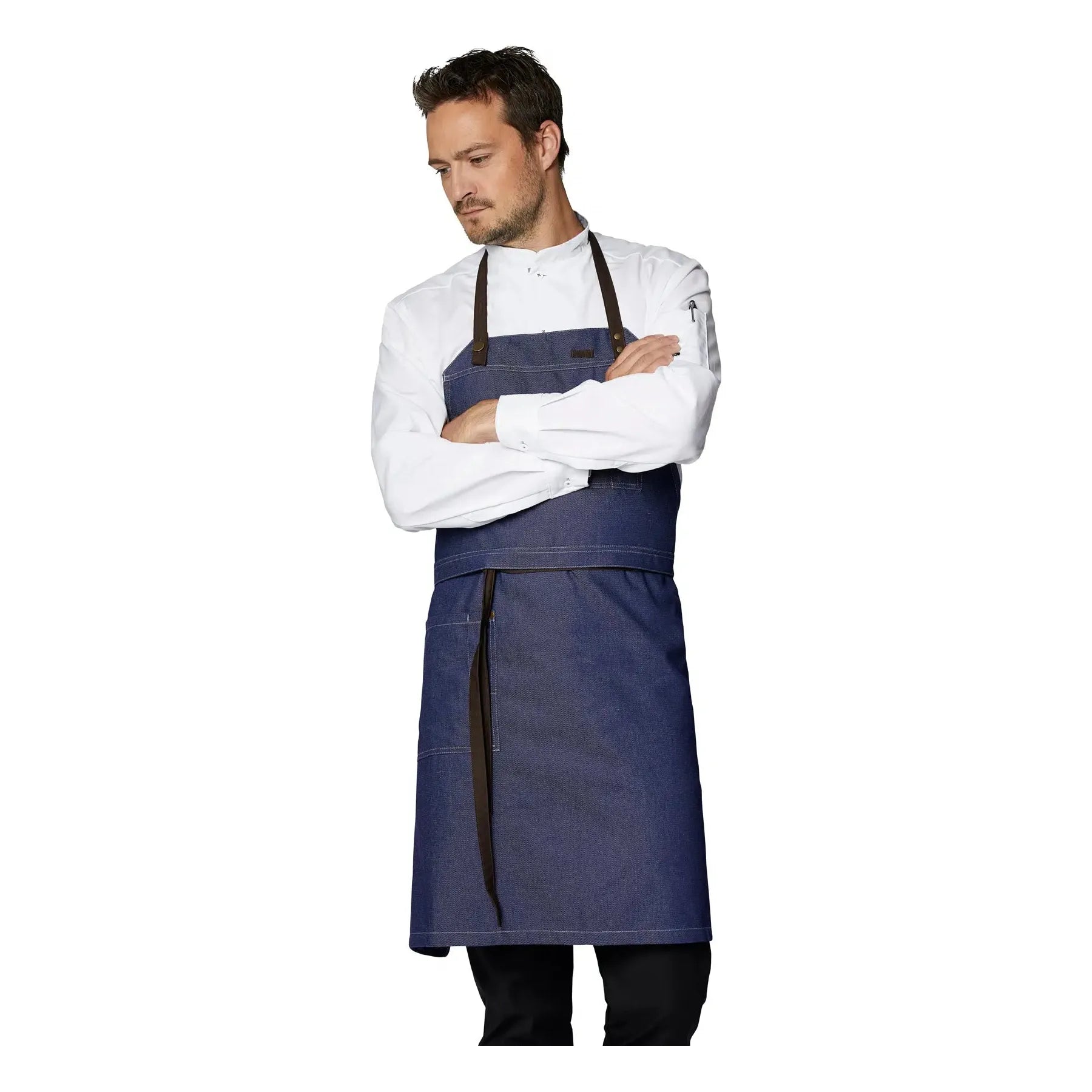 Bib Apron With Pockets 30360
