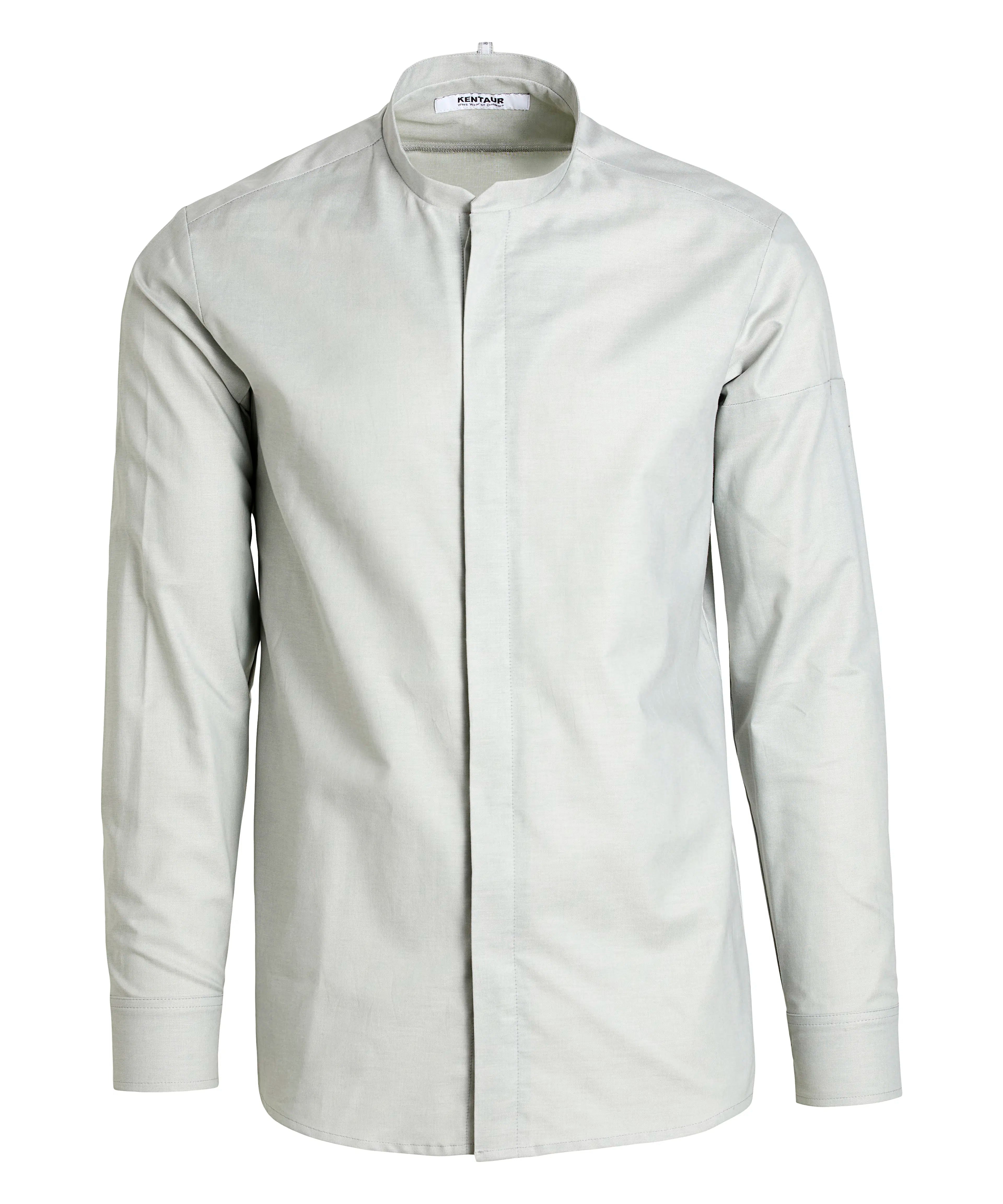 Kentaur 25478 men's Oxford shirt in olive, front