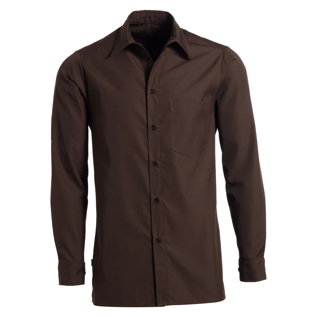 Kentaur 2520 men's long sleeve shirt in mocca, front