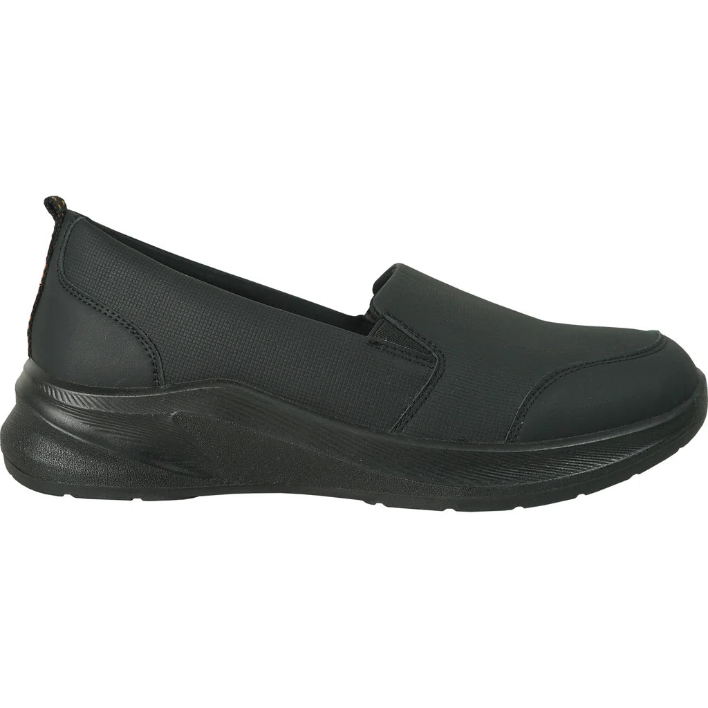VANGELO Women Slip Resistant Shoe ARIA-2 Black - Wide Width Available