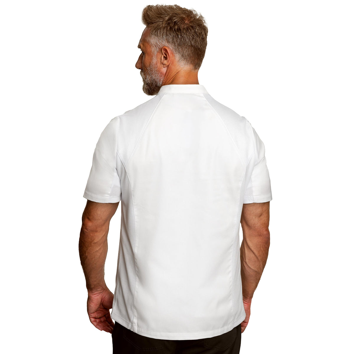 BASIL2 Men's Short Sleeve Chef Coat | Lafont