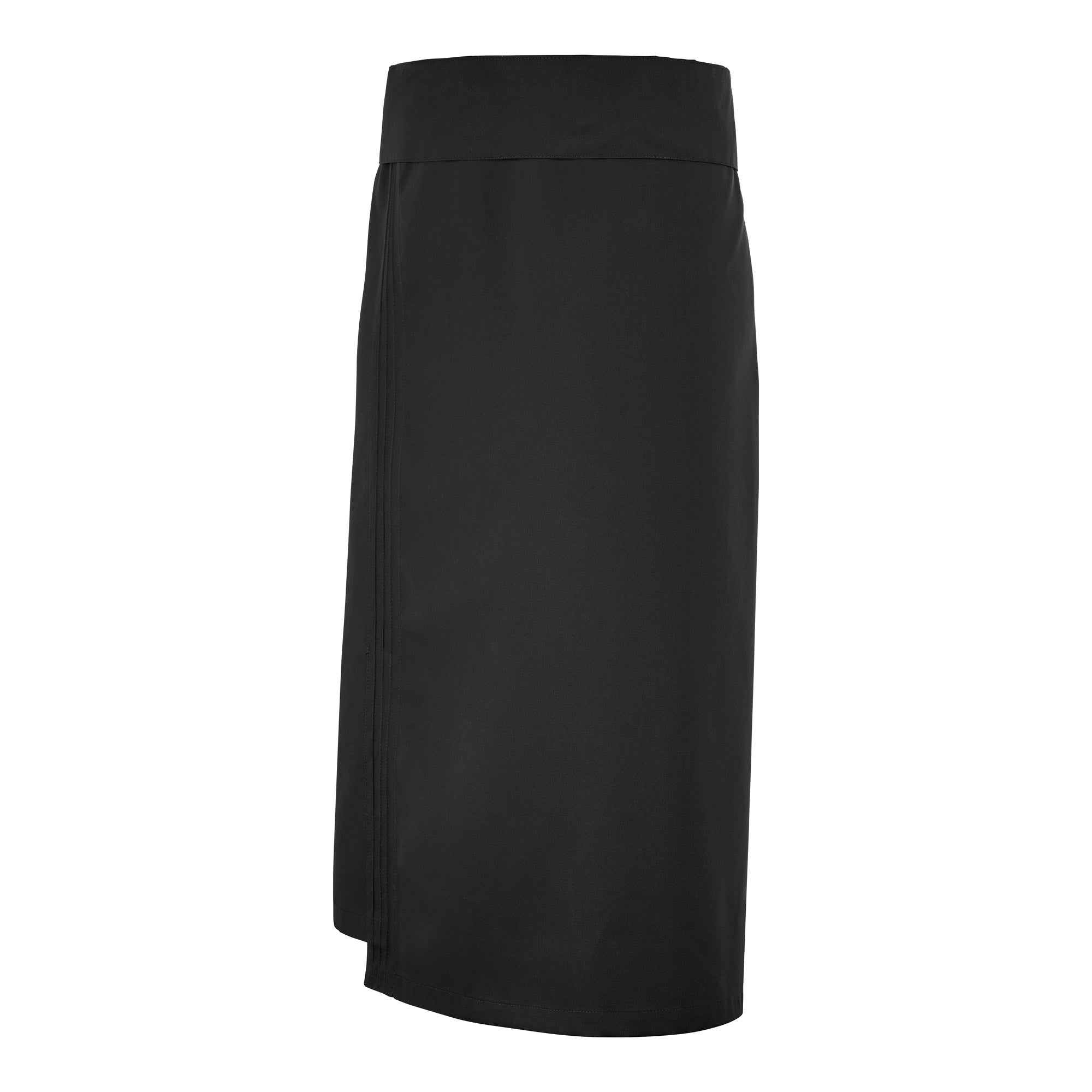 Black waste apron for chefs and service teams