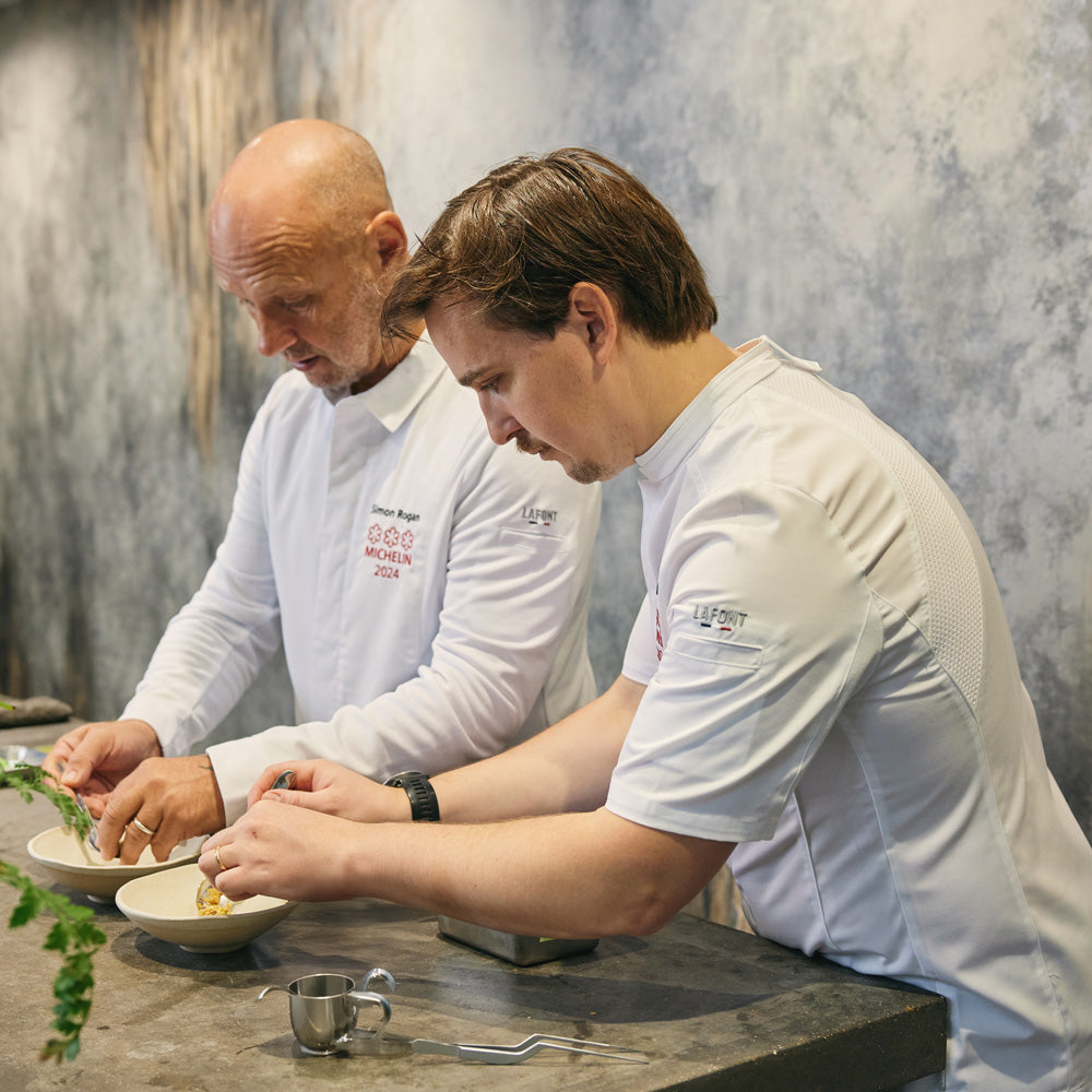 MARJORAM Chef Coat Short-Sleeve Men's