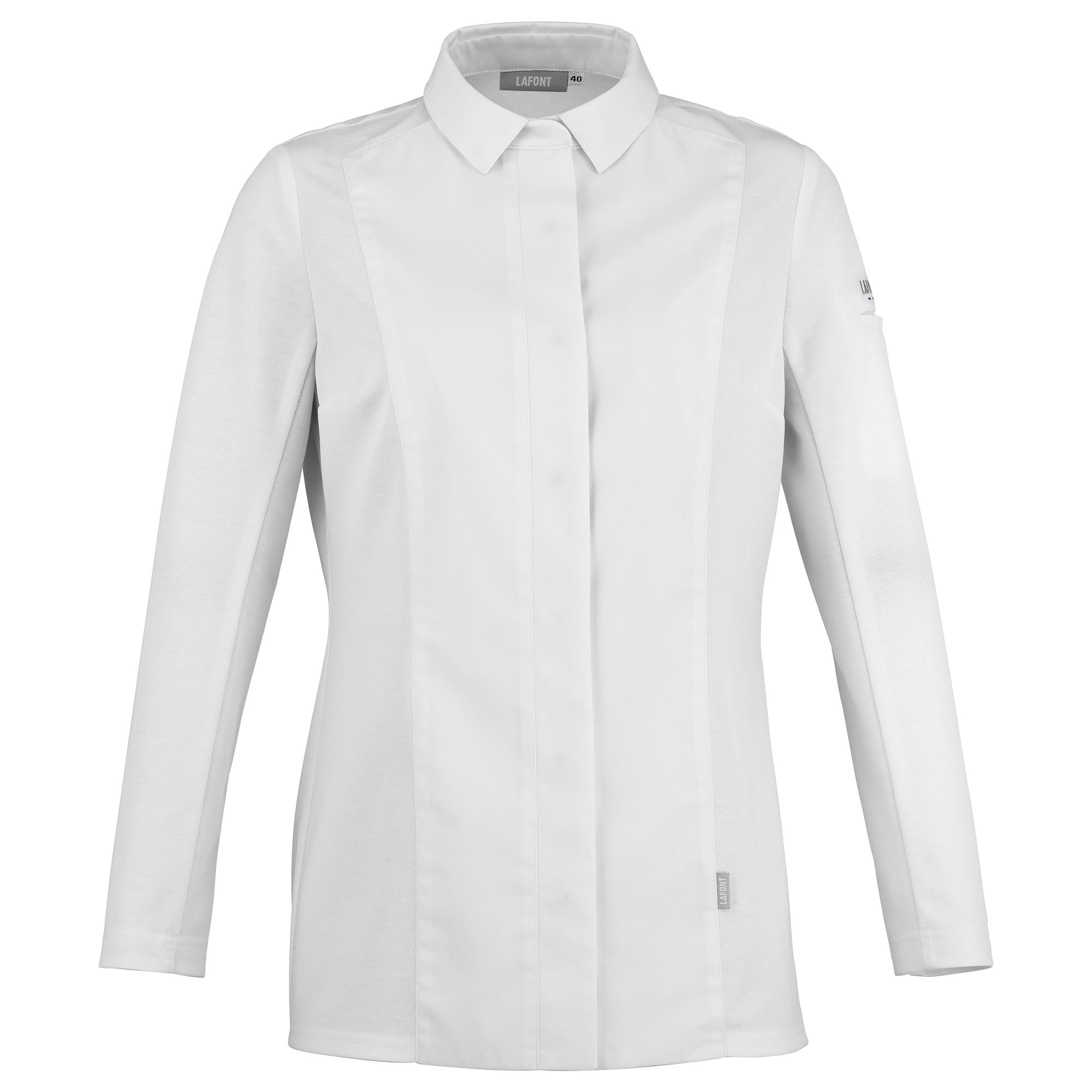 CHIVES2 Chef Coat Long Sleeve Womens