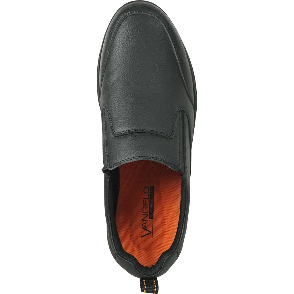 VANGELO Men Slip Resistant Shoe JIMMY-3 Black - Wide Width Available