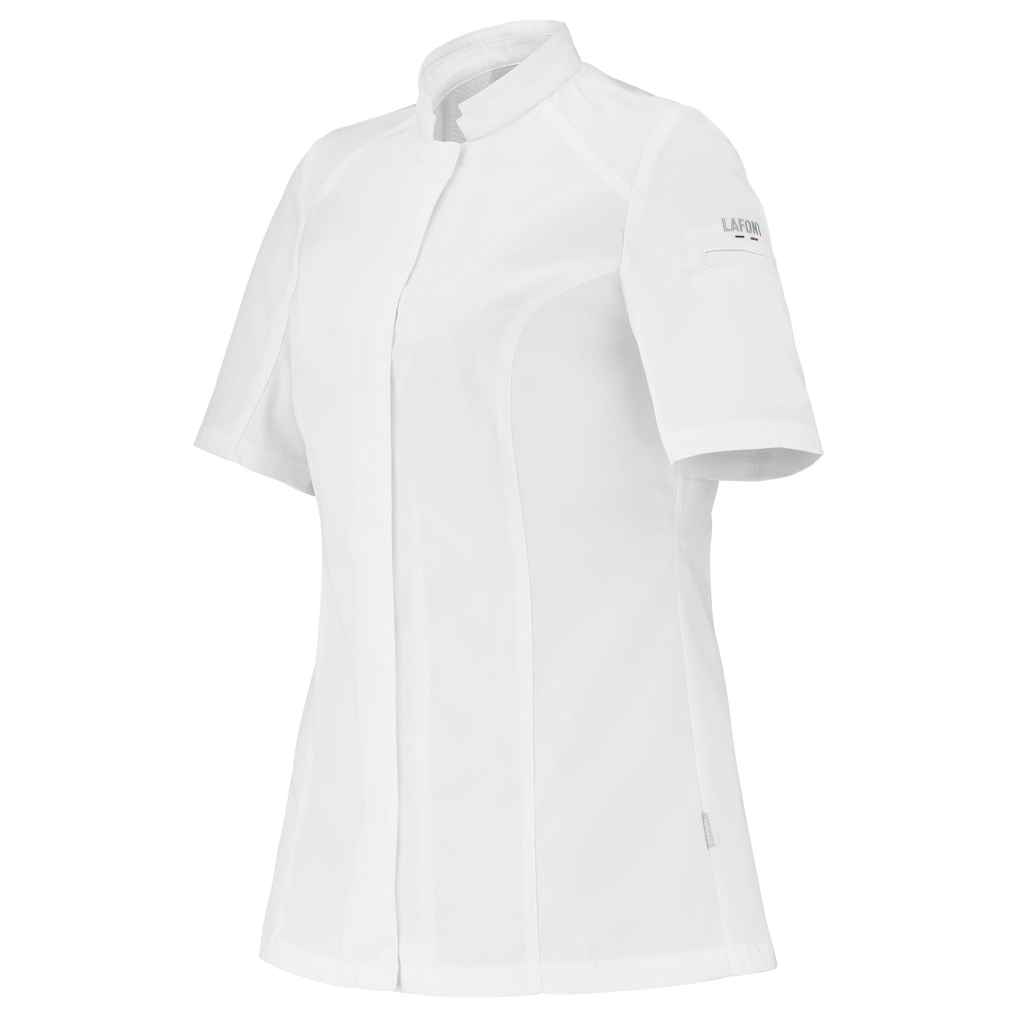 Detail image Marjoram Women's Long Sleeve Chef Coat with Fitted for Active Kitchen Work