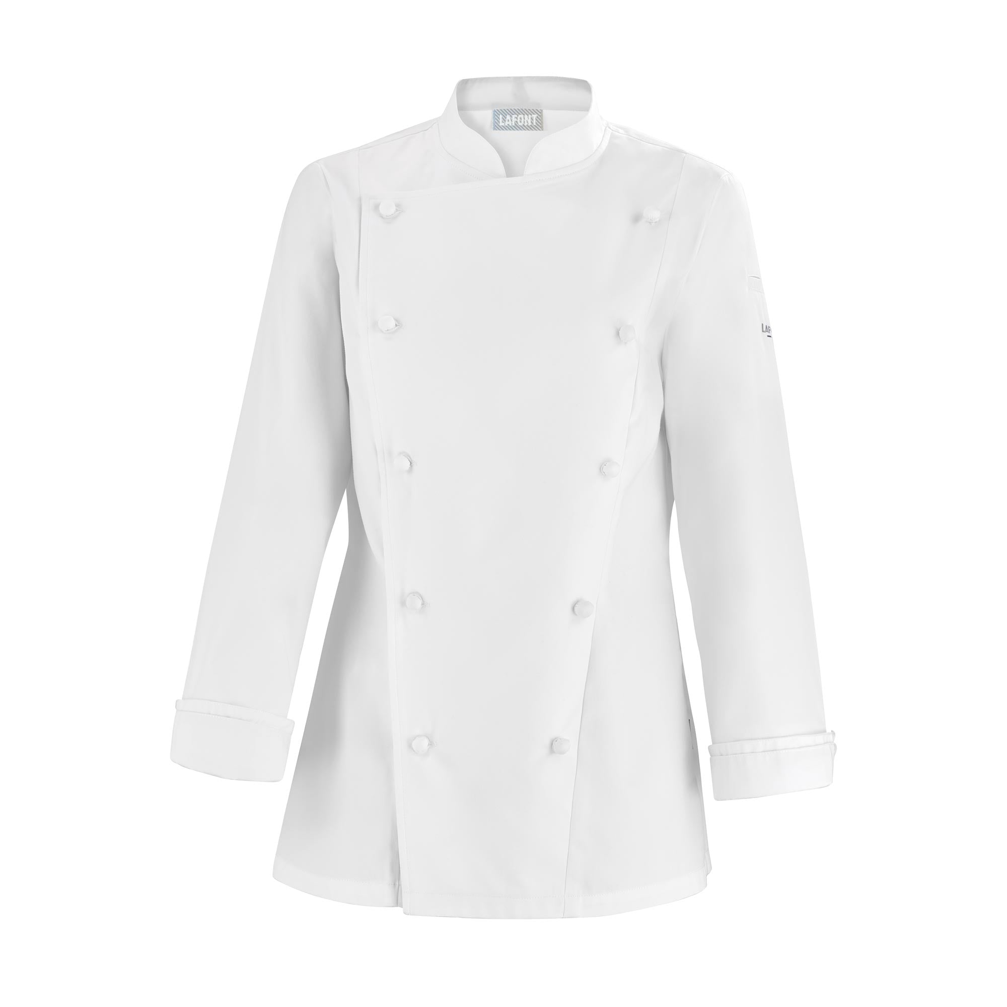 PLATINE Women’s Double Breasted Chef Jacket | Professional Long-Sleeve Kitchen Coat