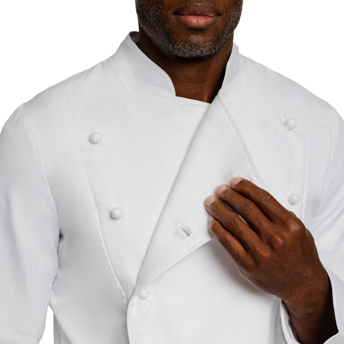PLATINE Men's Long Sleeve Chef Jacket | Lafont