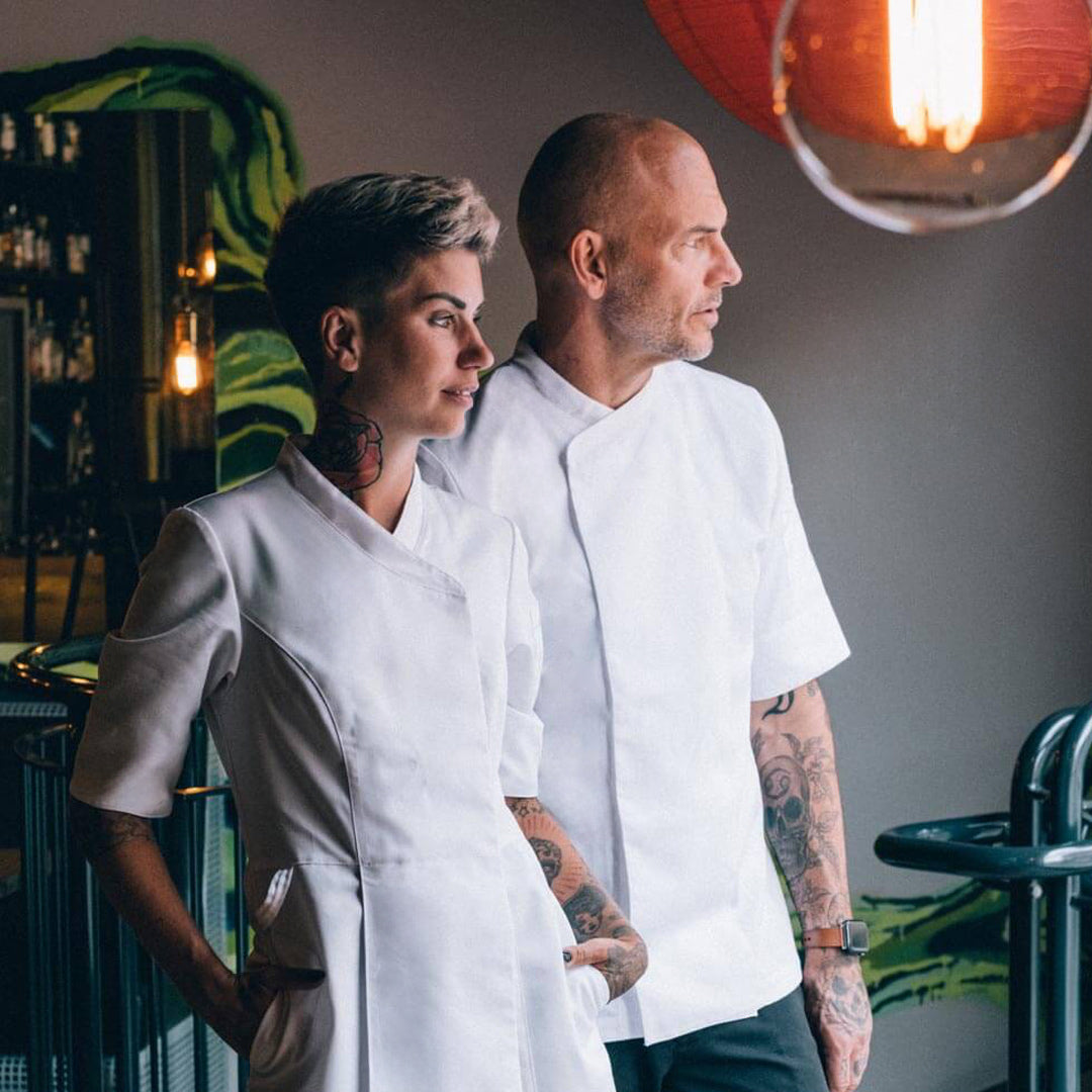 Men's, women's, and unisex chef coats for the pro grade kitchen