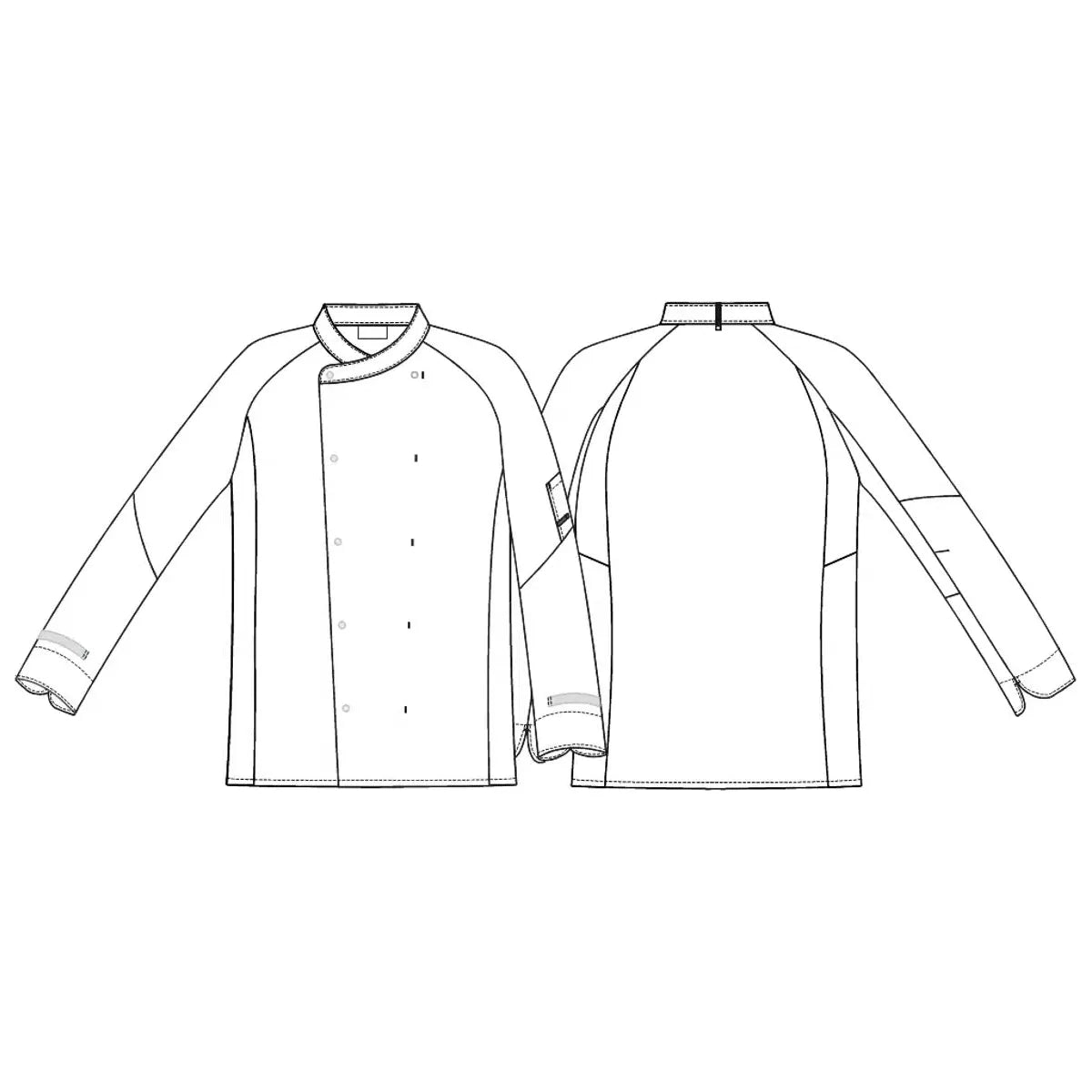 Chef Coat Long Sleeve Unisex 23501