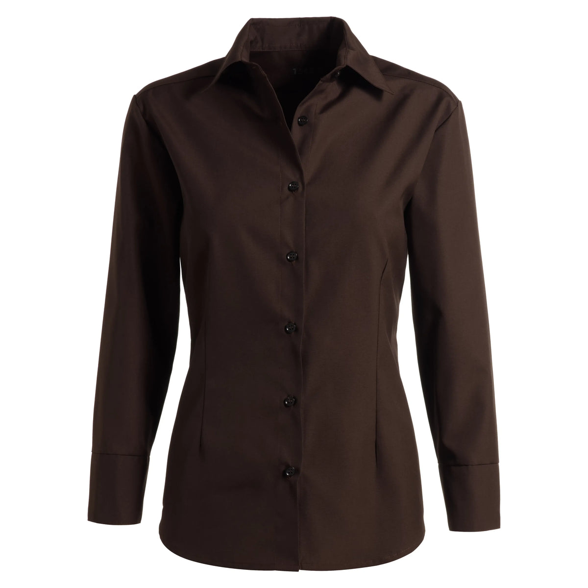Kentaur 1568 women's 7/8 sleeve shirt in mocca, front