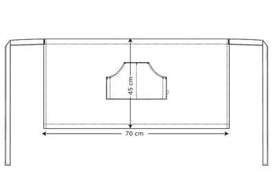 3007 Short Apron With Pocket