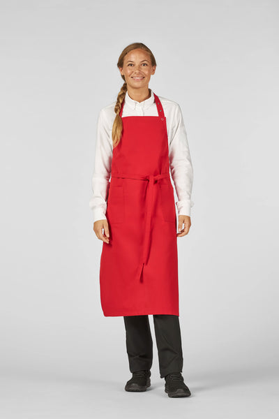 Bib apron w. pockets 30340