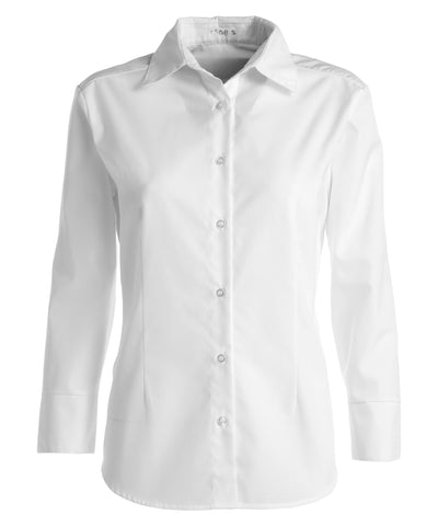 Kentaur 1568 women's 7/8 sleeve shirt in white, front