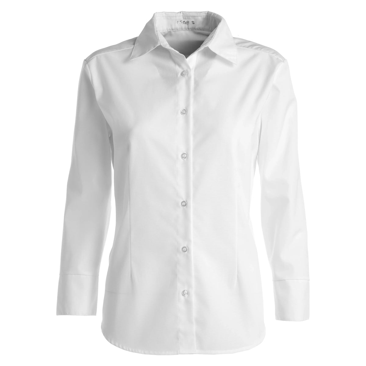 Kentaur 1568 women's 7/8 sleeve shirt in white, front