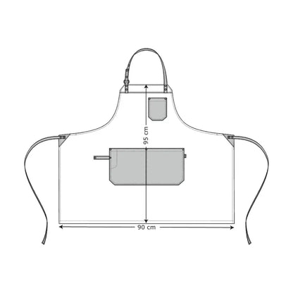 Bib Apron With Pockets 30390