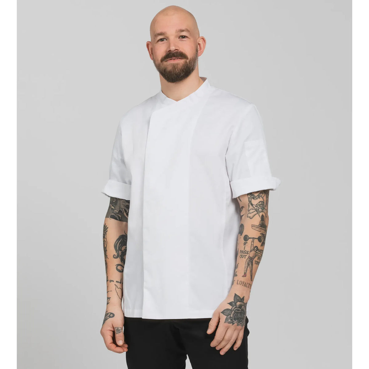 1009 Chef Jacket stretch Smart Unisex - White