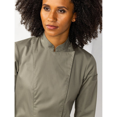 Lynn Olivette Women’s Chef Jacket | Eco-Friendly Design & Hidden Pocket