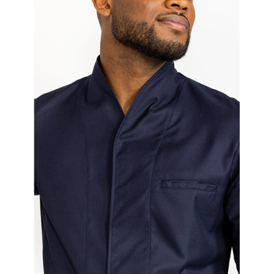 Savio Deep Blue Chef Jacket | Extra Stretch, Sustainable