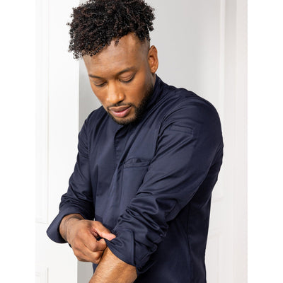 Savio Deep Blue Chef Jacket | Extra Stretch, Sustainable