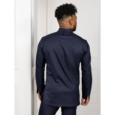 Savio Deep Blue Chef Jacket | Extra Stretch, Sustainable