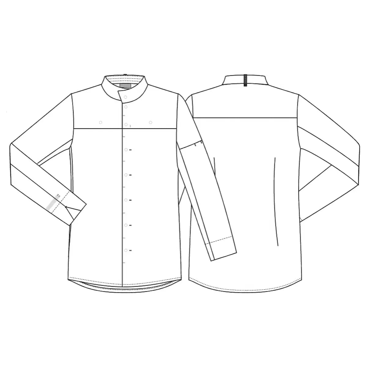 Chef Shirt Long Sleeve Unisex 25236