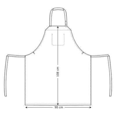 Bib Apron Extra Wide 31502