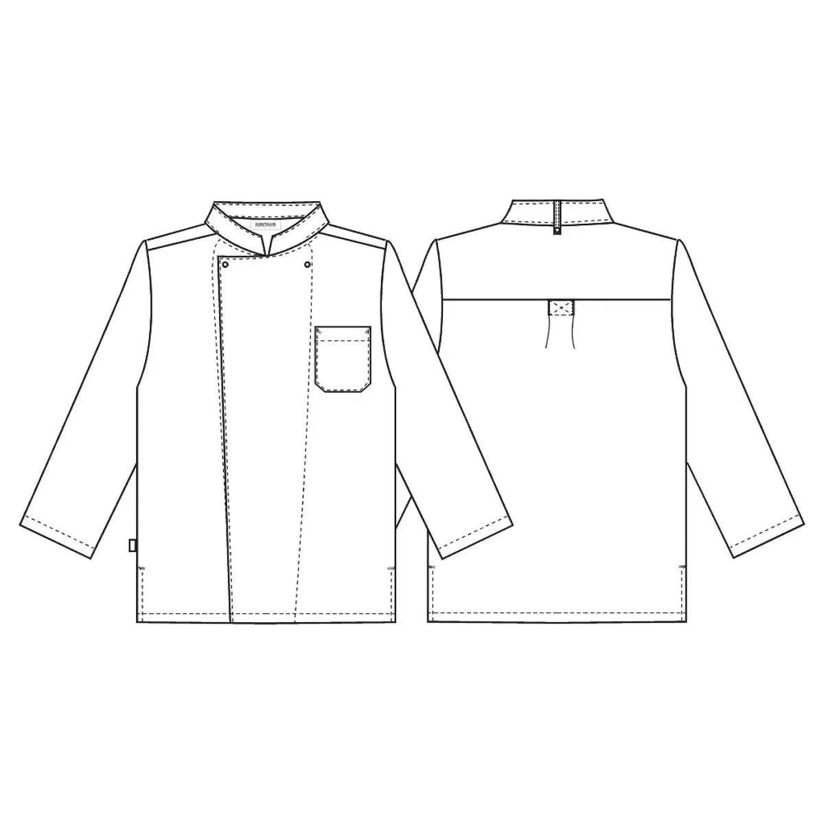 Chef Coat Long Sleeve Unisex 2362