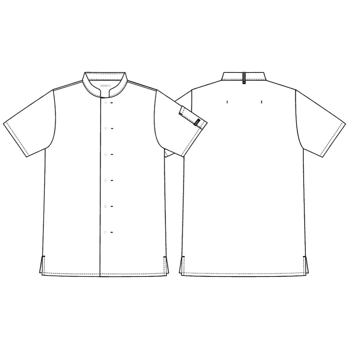 Chef Coat Short Sleeve Unisex 23536
