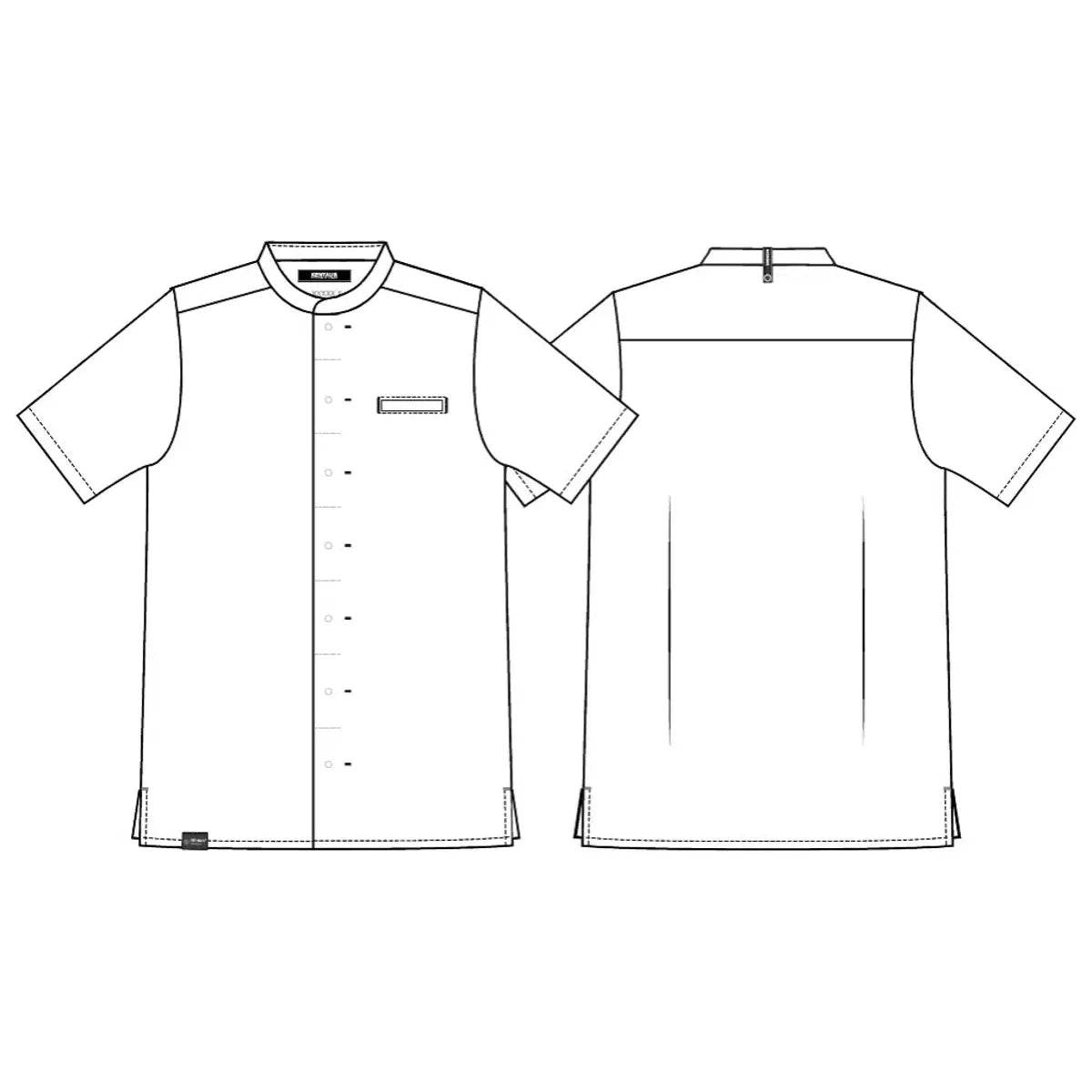 Chef Coat Short Sleeve Unisex 25284