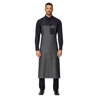 Bib Apron With Pocket 30391