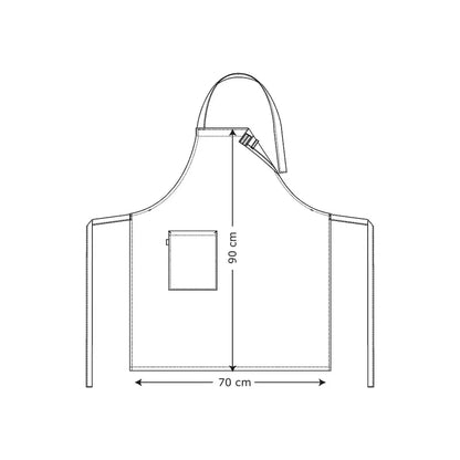 Bib Apron With Pocket 30430