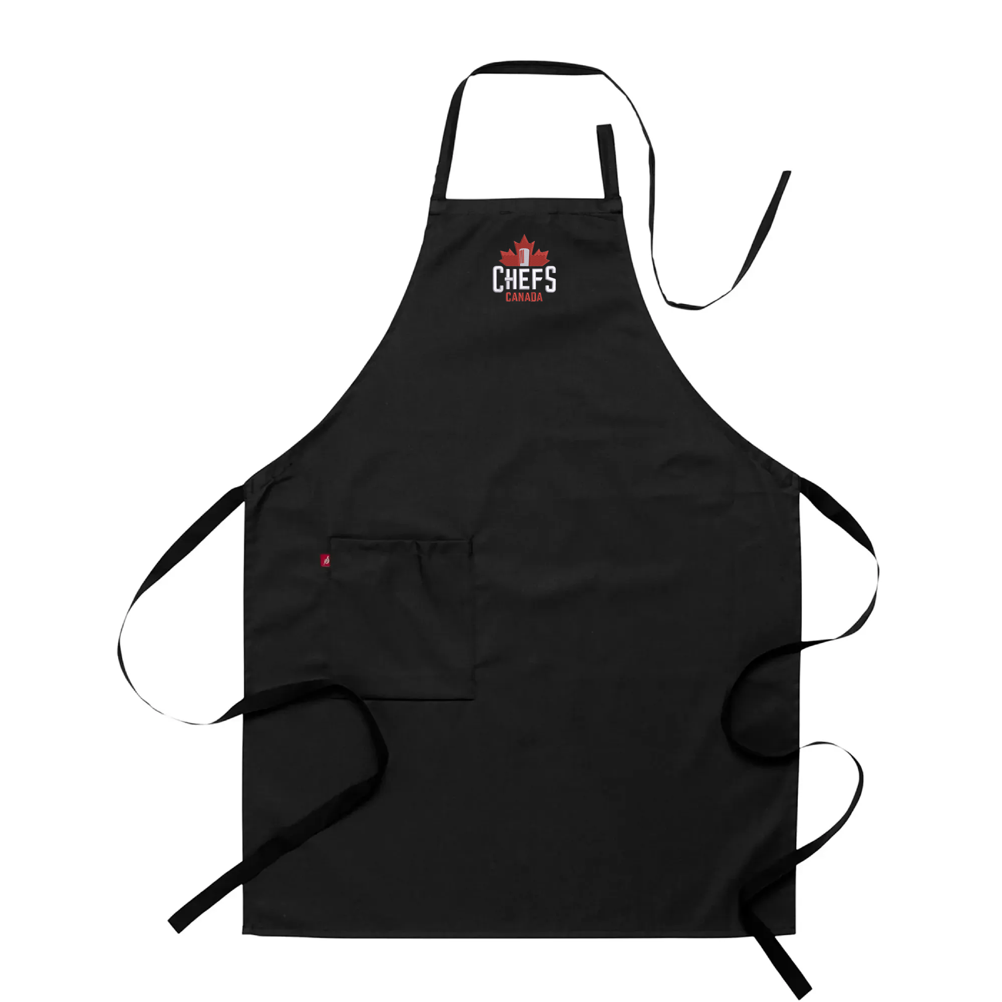 5986 Bib apron - Black Chefs Canada