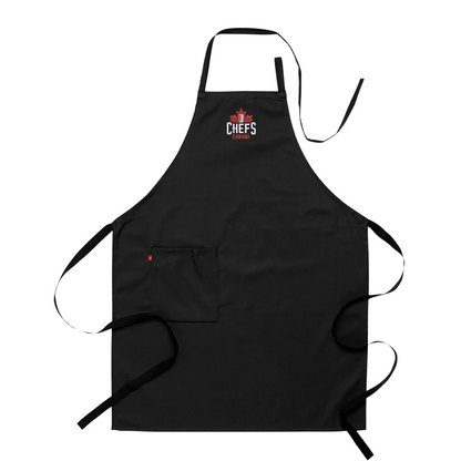 5986 Bib apron - Black Chefs Canada