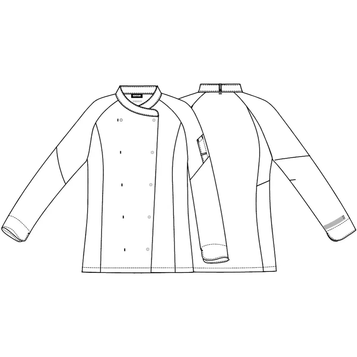 Chef Coat Short Sleeve Women's 13501