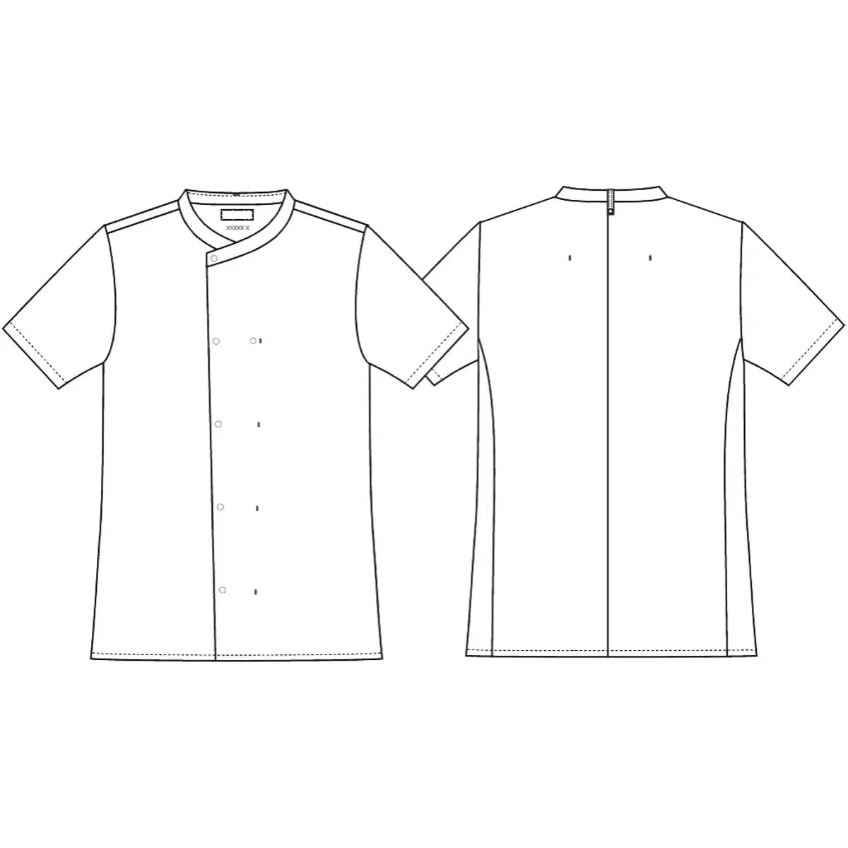 Chef Coat Short Sleeve Unisex 23592