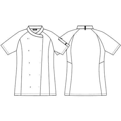 Chef Coat Short Sleeve Women's 13500
