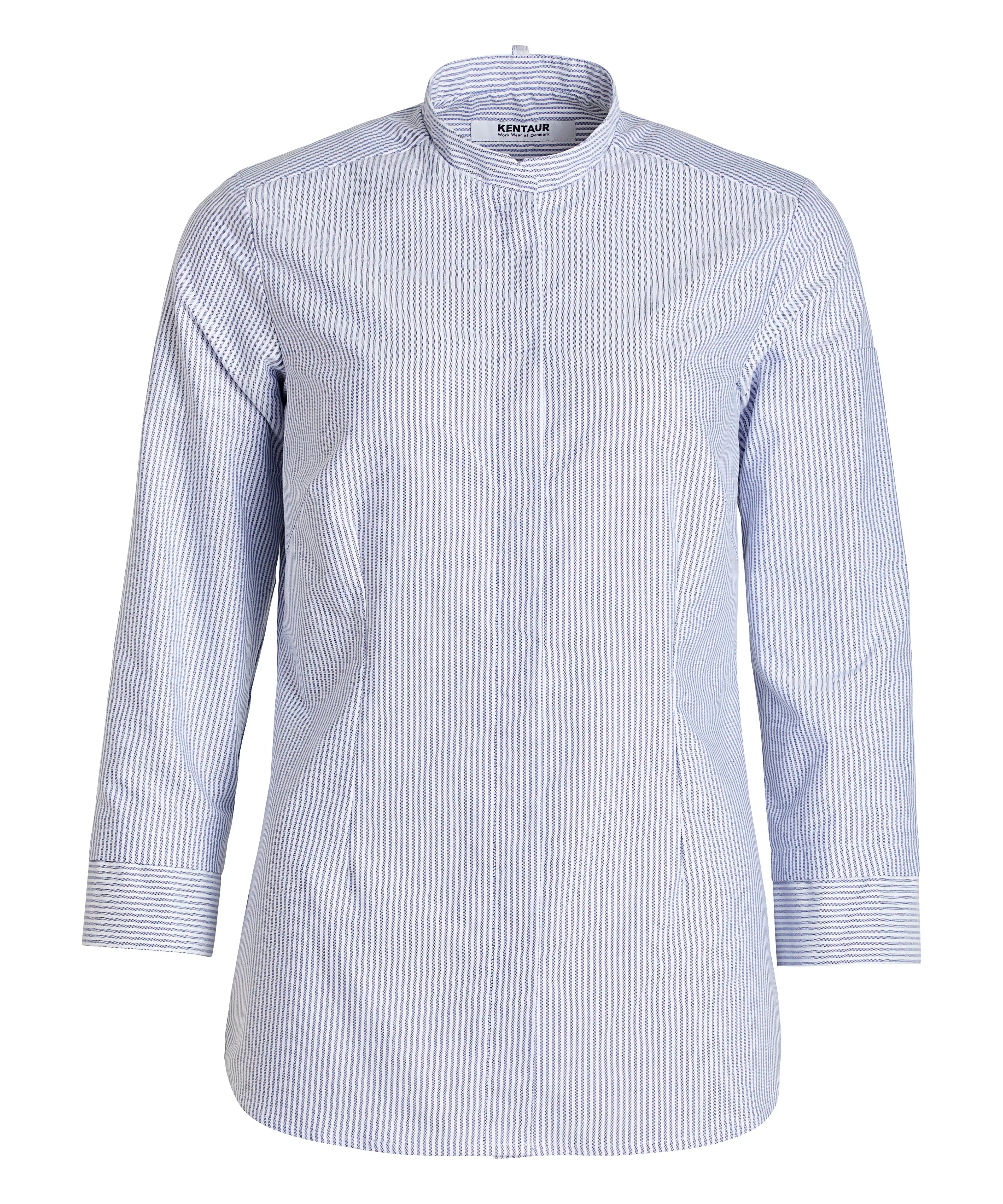 Kentaur 15478 women's Oxford shirt in blue stripe, front