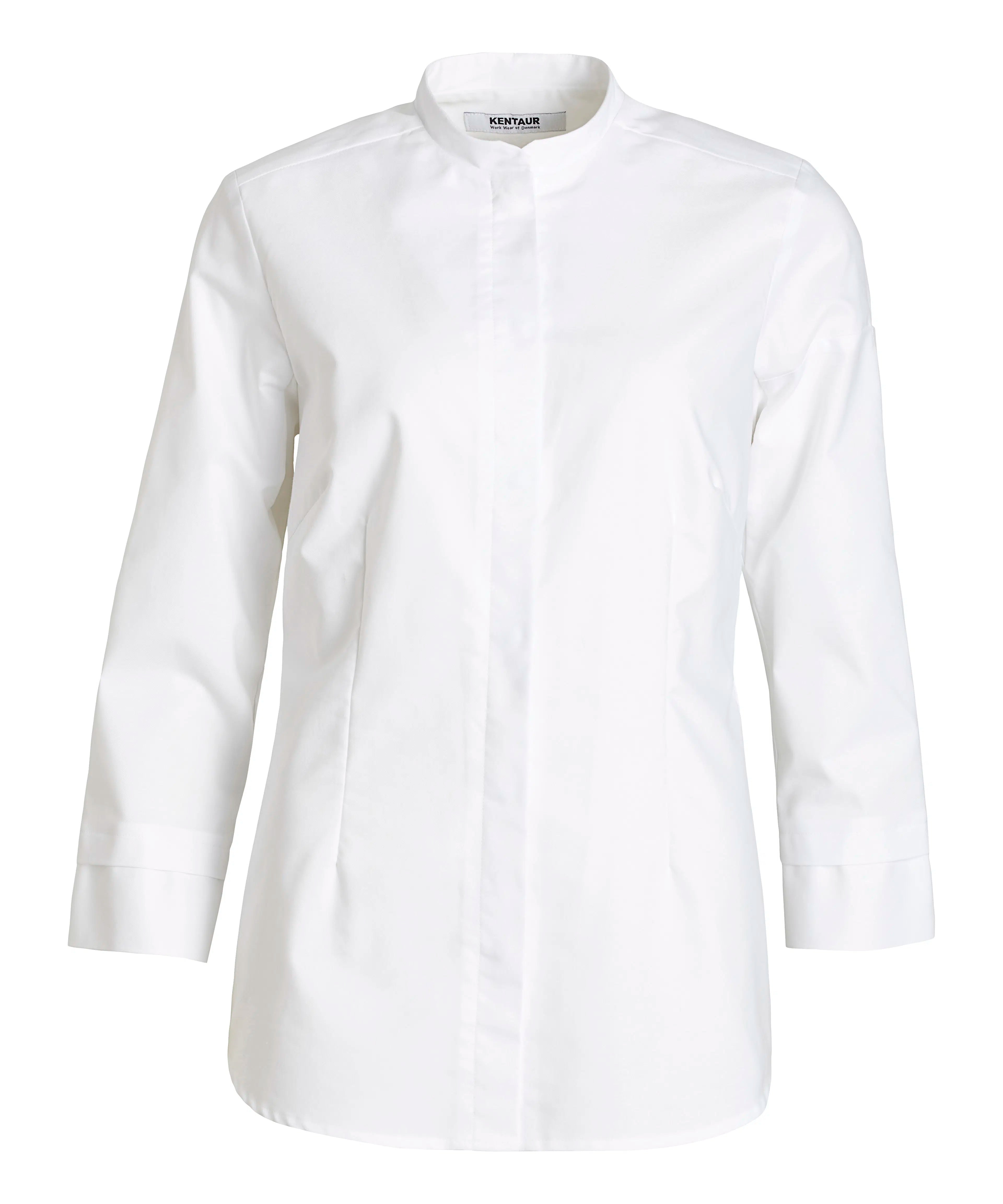 Kentaur 15478 women's Oxford shirt in white, front