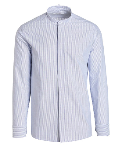 Kentaur 25478 men's Oxford shirt in blue stripe, front