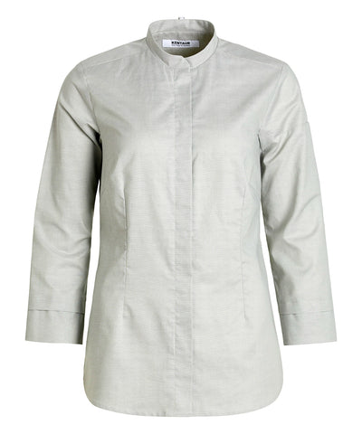 Kentaur 15478 women's Oxford shirt in olive, front